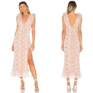 MAJORELLE Serpentine Maxi Dress in Multi-Tone